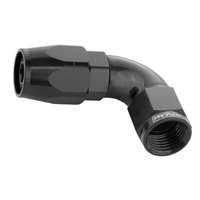 Proflow Fitting Hose End 90 Degree Full Flow -20AN, Black