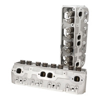 Proflow Cylinder Heads, AirMax 180, Aluminium, Assembled, 64cc Chamber, Angle Plug, 180cc Intake Runner, SB For Chevrolet, Pair