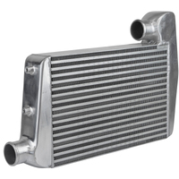 Proflow Intercooler, Bar & Plate, For Ford Falcon XR6 BA BF, 450 x 300 x 76mm, 2.5'' Outlets, Aluminium, Natural