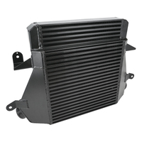 Proflow Intercooler, For Ford Falcon Barra FG XR6 Turbo & F6 Typhoon, Stepped Core 81-55mm, Black Powdercoat