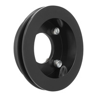 Proflow Billet Aluminium Single V Groove Crank Pulley, BB Ford 429-460, Black, Each