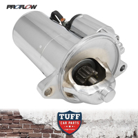 Proflow Master Torque 1.9hp Starter Motor Chrome for 289 302 351 Small Block Ford Windsor & Cleveland 1.4Kw