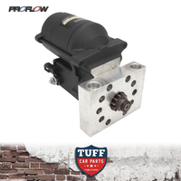 Proflow Power Torque 3hp Gear Reduction Mini Starter Motor Black Wrinkle for 253 308 Holden Commodore Torana V8 2Kw