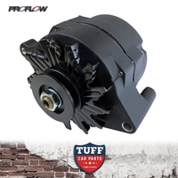 Proflow Black Wrinkle Alternator 140 AMP Internal Regulator for Ford Cortina TC TD 6cyl 200 250 New