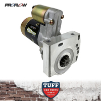 Proflow Power Torque 3hp Gear Reduction Mini Starter Motor Black Wrinkle & Gold 168T for Chevrolet Holden V8 LS LSX 2Kw