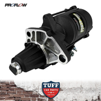 Proflow Power Torque 1.9hp Gear Reduction Mini Starter Motor Black Wrinkle for SB & BB Chrysler V8 Staggered 1.4Kw