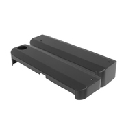 Proflow Ignition Coil Covers, LS, Fabricated Aluminium, Black Powder Coated, LS1 Coils, Pair