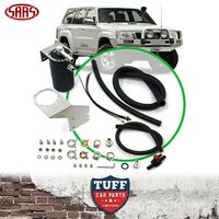 SAAS Diesel Black Oil Catch Can + Fitting Kit For Nissan Patrol GU Y61 2000-2016