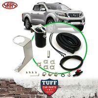 SAAS Diesel Black Oil Catch Can + Fitting Kit For Nissan Navara NP300 D23 15-21