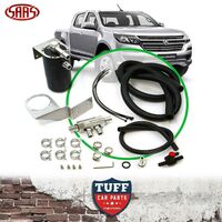 SAAS Holden Colorado Diesel RGII RG2 2016-2021 Black Oil Catch Can + Fitting Kit