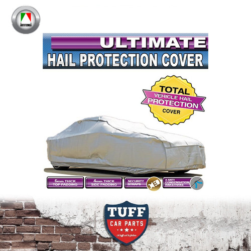 Autotecnica Ultimate Hail Protection Breathable Car Cover Silver Medium 4x4 (Suits Up To 4.5m)