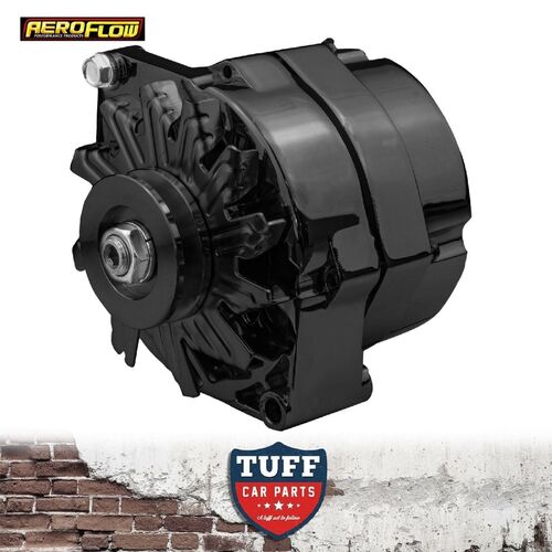 Holden HQ HJ HX HZ WB 6 Cylinder Aeroflow Black Alternator 100 Amp Internal Reg