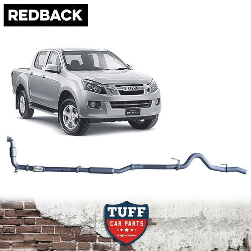 06/2012 - 10/2016 Isuzu D-MAX (Resonator, With Cat) Redback Performance Exhaust Turbo Back