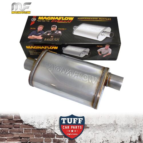 Magnaflow Stainless Steel 3" Muffler Oval 14" x 8" x 5" 14229 Centre Offset New