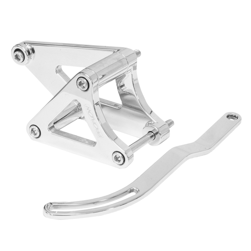 Proflow Alternator Bracket Kit, Billet, For Holden V8 Torana, Drivers Side Mid Mount, Polished