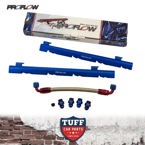 VN VP VR VS VT Holden Commodore V8 304 5lt EFI Proflow Blue Billet Fuel Rail Kit