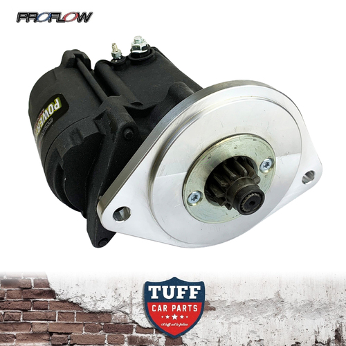 Proflow Power Torque 1.9hp Gear Reduction Infini Clock Starter Motor Black for 289 302 351 Small Block Ford Windsor Cleveland 5L 1.4Kw Auto & Manual