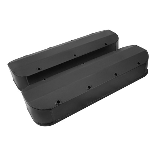 Proflow Valve Covers Tall Fabricated Aluminium Black Powder Coated for Chevrolet Big Block Pair