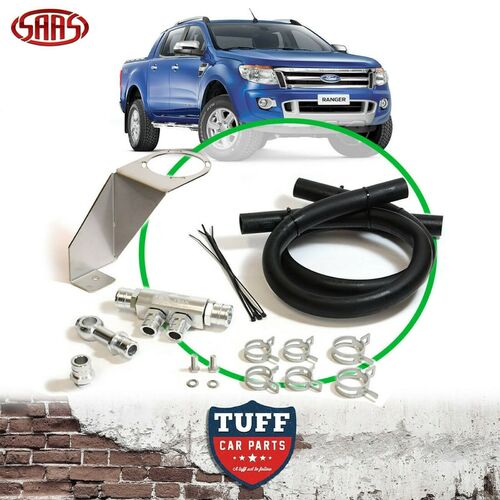 SAAS Oil Catch Can Tank Fitting Kit Only for Ford Ranger PX PX1 Mk1 Diesel 2011-2015