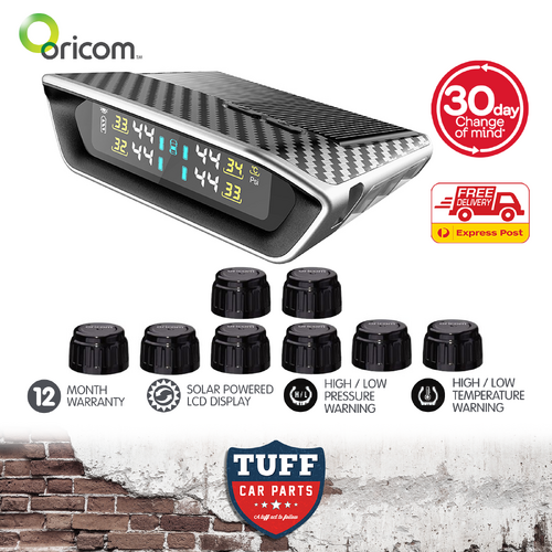 Oricom TPS10-8E Real Time Tyre Pressure Monitoring System Including 8 External Sensors