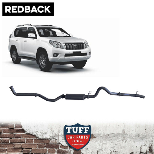 08/2015 - ON Toyota Prado 150 Series 2.8L (No Muffler) Redback Performance Exhaust DPF Back 