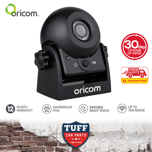 Oricom WRC001 IPX6 Waterproof Wireless Reversing Camera with Magnetic Base